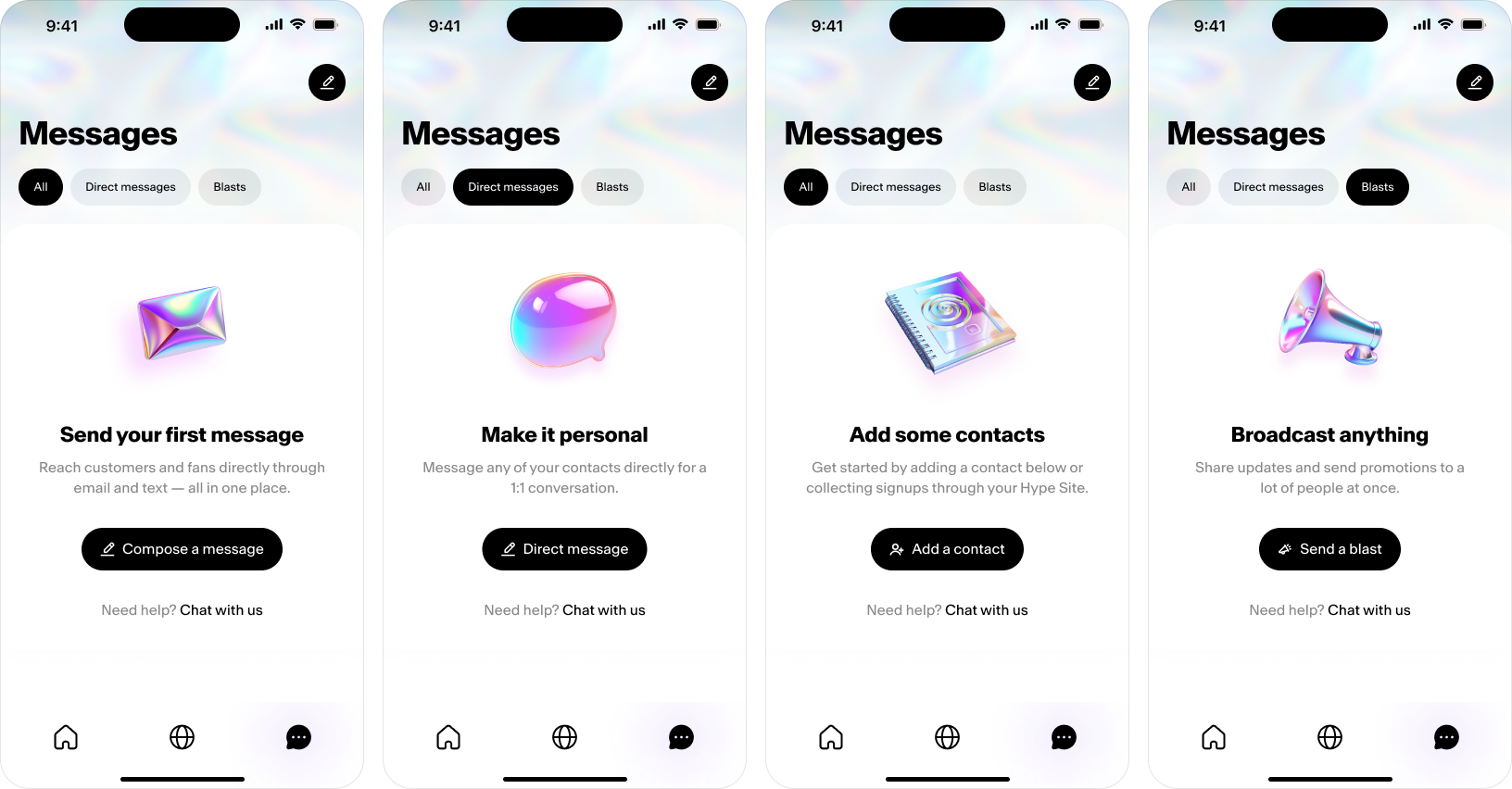 Messaging Empty States